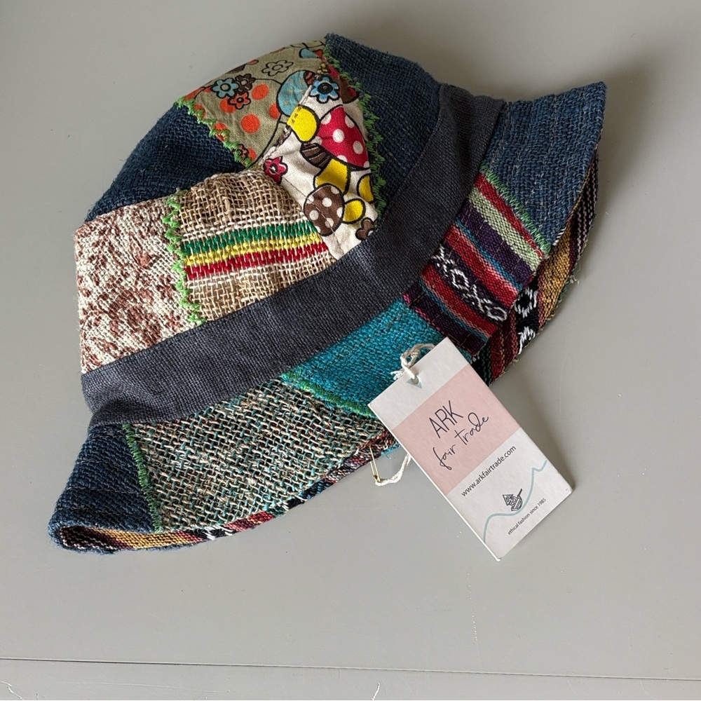 Ark Fair Trade Hemp Bucket Hat Lined NEW - Picture 6 of 7